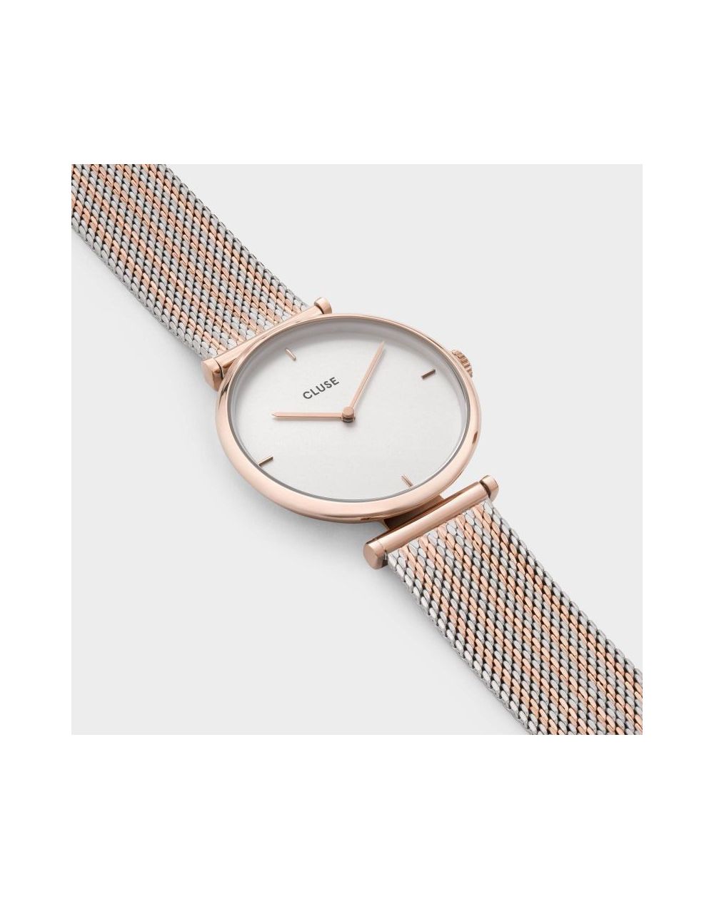 Cluse - Watch CLUSE - Triumph Rose Gold bicolour mesh