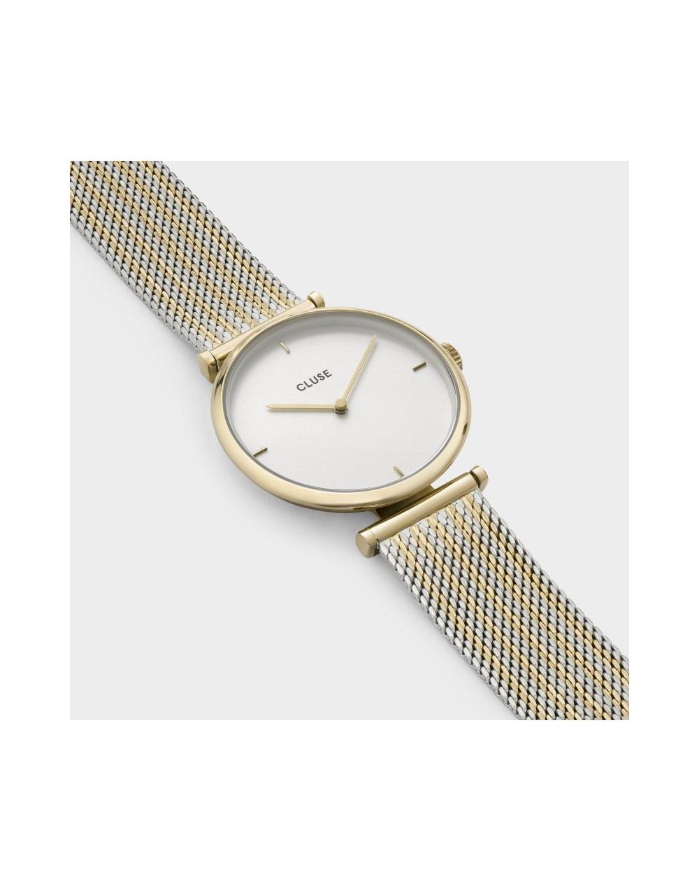 Montre CLUSE - Triomphe Gold bicolour mesh - Bracelet acier