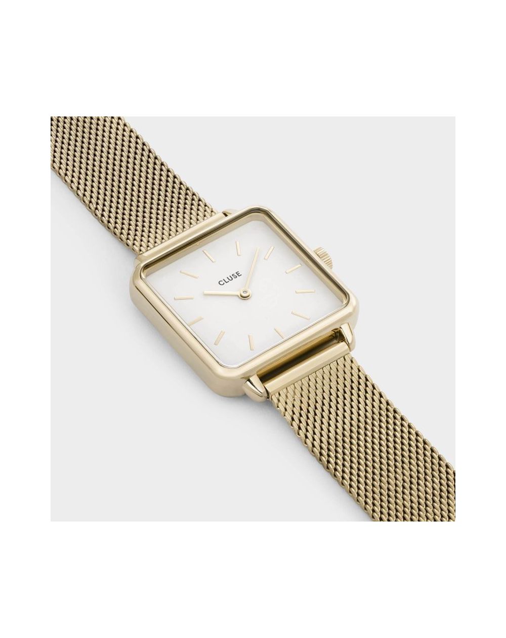 Montre CLUSE - La garçonne rose gold mesh/white - Bracelet acier