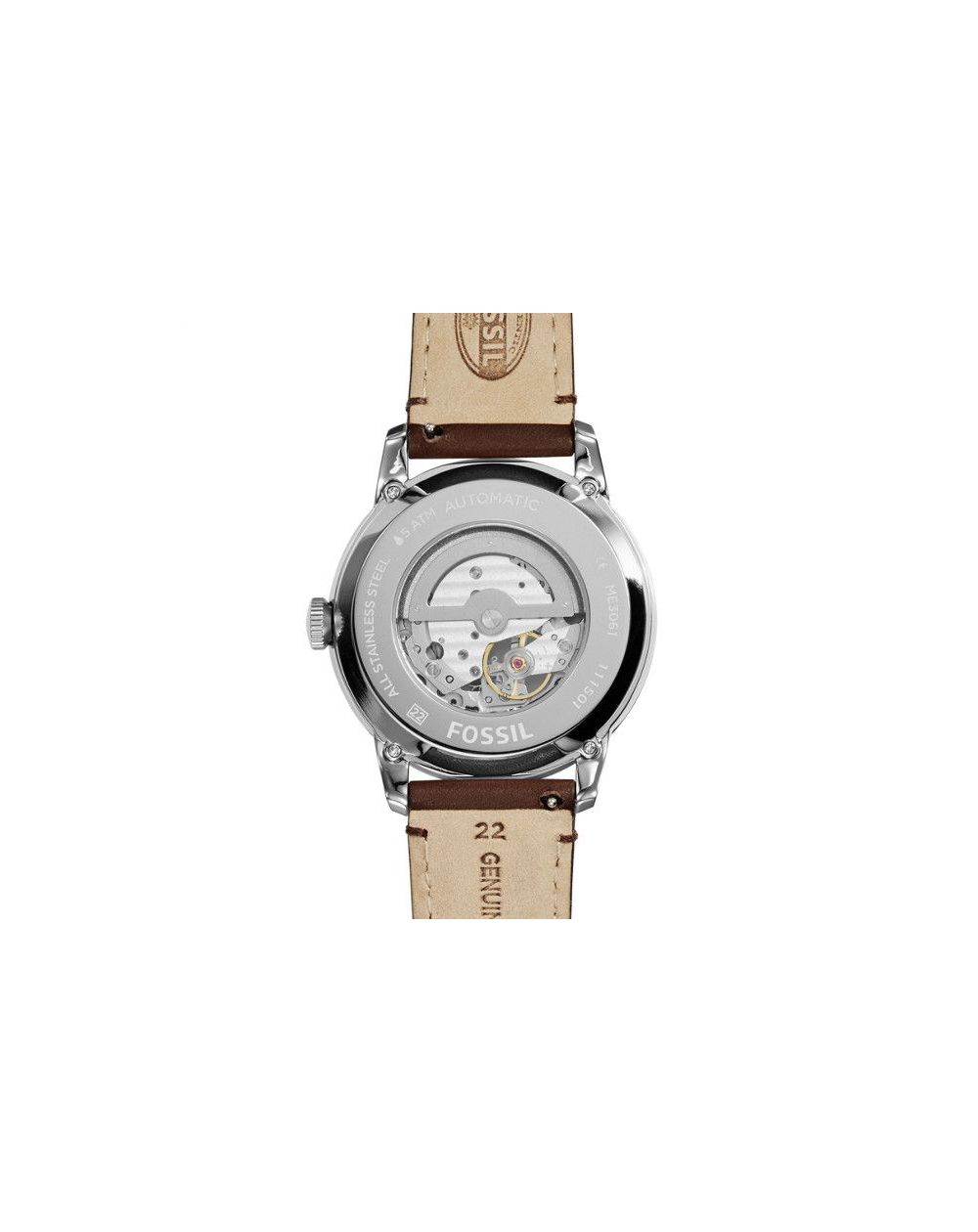 Fossil - Automatic Watch Leather Townsman - Brown