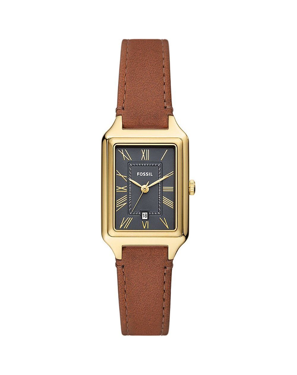 Fossil ES5303 Raquel three-hand watch with date - Fossil - Gold ...