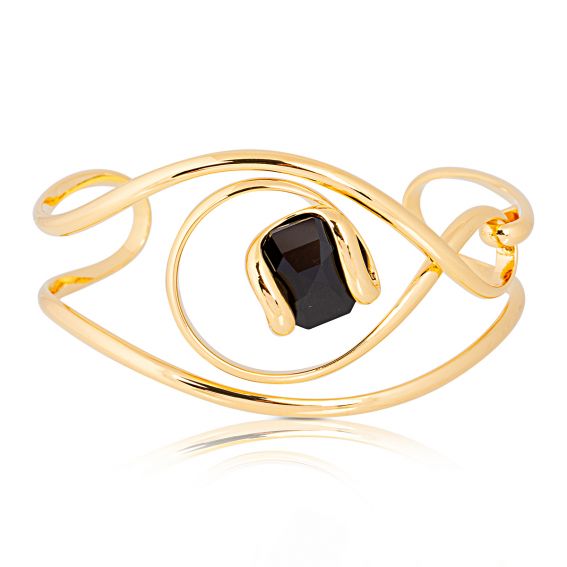 Andrea Marazzini Marazzini gold bracelet Octagon Black GOSOCJEBR2