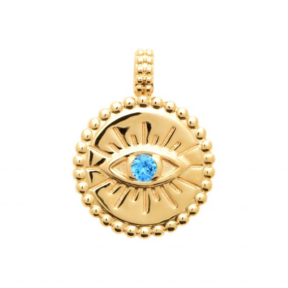 Bijou argent/plaqué or Natasha pendant 18k gold plate