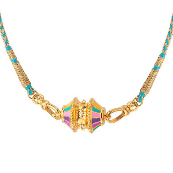 Mya Bay BIG TALISMAN RAINBOW necklace