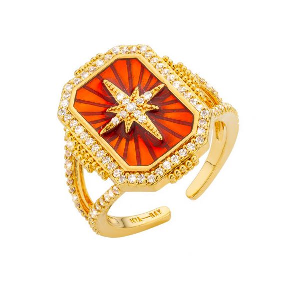 TERRACOTTA DIWALI BOHEME-ring