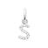 Pendentif S zirconium argent925