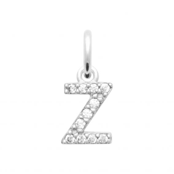 Bijou argent/plaqué or 925 silver zirconium Z pendant