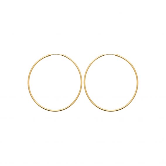 Bijou argent/plaqué or 18k gold plated Sienna hoop