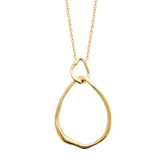 Bijou argent/plaqué or 18k gold plated Alaca necklace