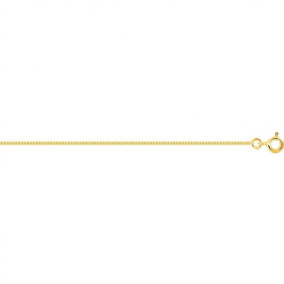 Bijoux or et personnalisé Diamond curb chain 1.70mm 18 carat gold
