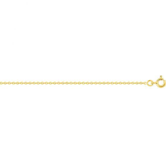 Bijoux or et personnalisé Round cable chain 1.45mm 18 carat gold