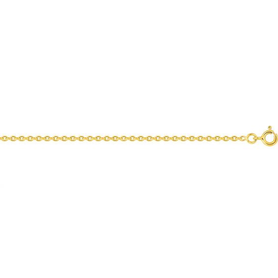 Bijoux or et personnalisé Ronde kabelketting 1,90 mm 18 karaat goud