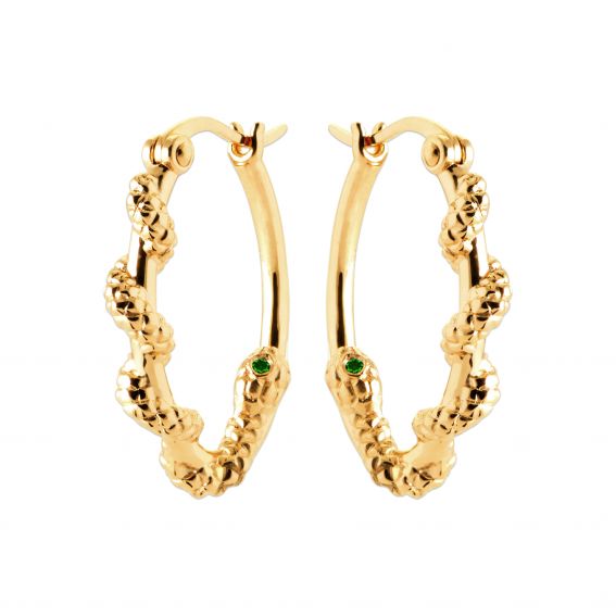 Bijou argent/plaqué or Josie 18k Gold Plated Earring