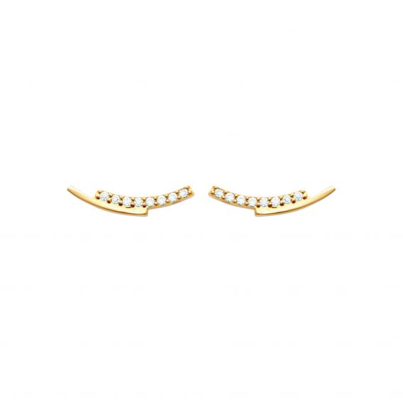 Danaé earring 18k gold plated