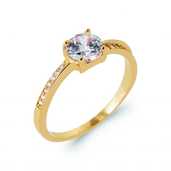 Solitaire goedkope ring...