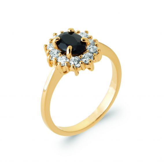 Bijou argent/plaqué or 18k gold plated Annie ring