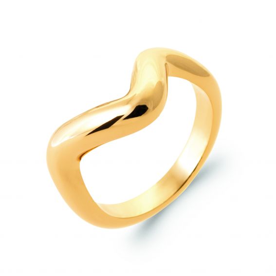 Bijou argent/plaqué or 18k gold plated Corsica ring