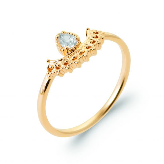 18k Gold Plated Plaza Ring