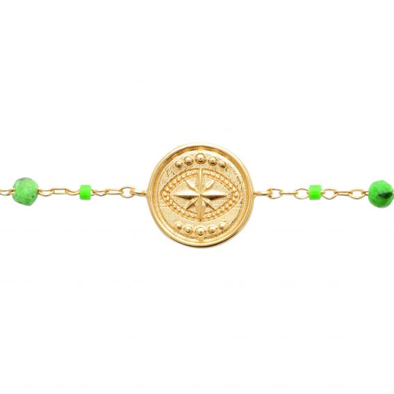 18k vergulde Honduras-armband