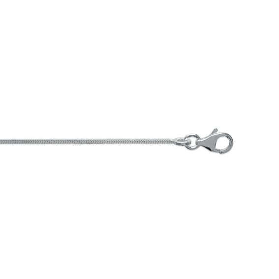 Bijou argent/plaqué or Snake chain adjustable in length 1.1mm