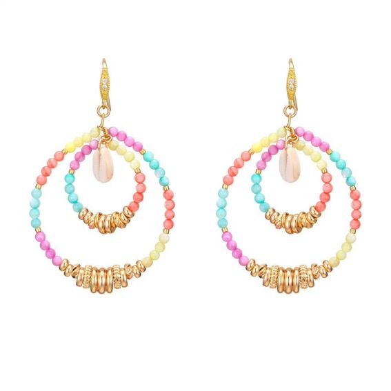 Hipanema BOUCLES D'OREILLES KARAMBA MULTICOLORE