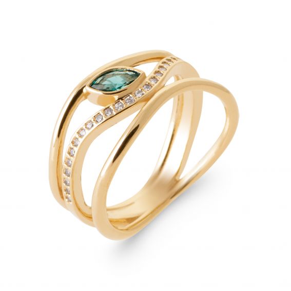 Golden Medici woman ring