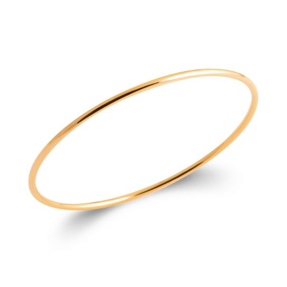 Bijou argent/plaqué or Gouden lamina-armband voor dames, 62 mm