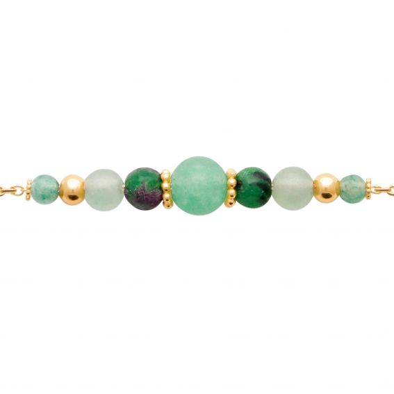 Aventurine women's bracelet