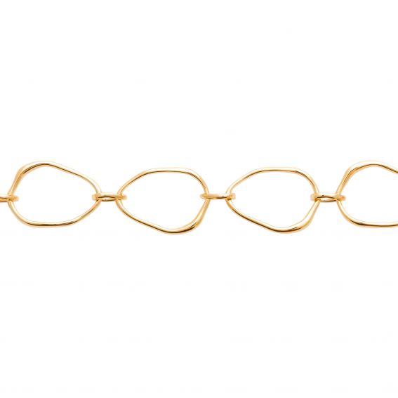 Bijou argent/plaqué or 18k gold plated Alaca bracelet