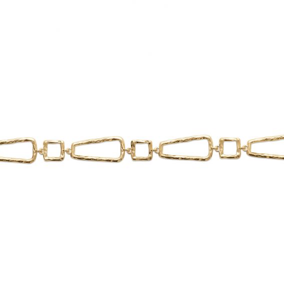 Bijou argent/plaqué or 18k gold plated Barcelona bracelet