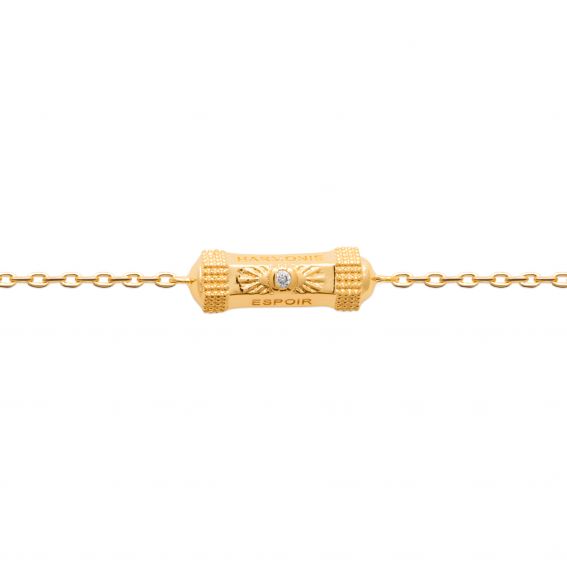 Bracelet Athena plaqué or 18k