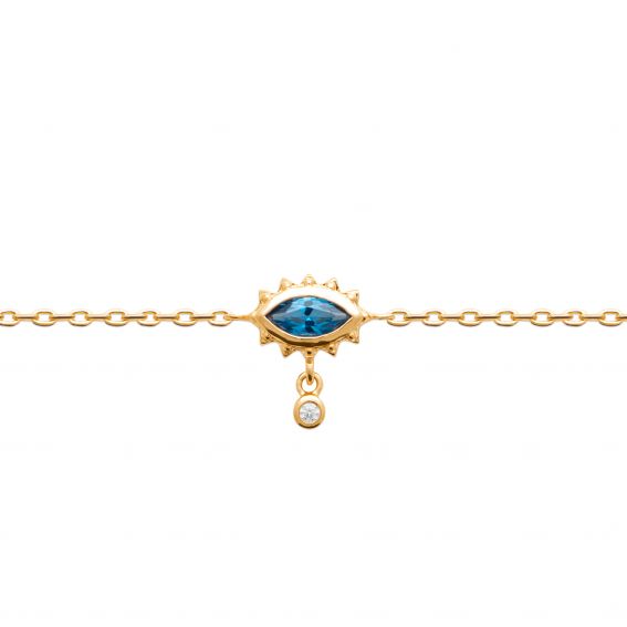 Léa jeweled bracelet in 18k...