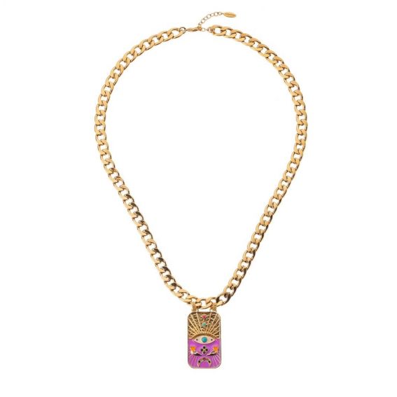 Collier Pharaon violet