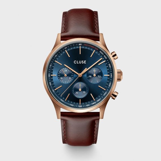 Cluse Cluse Men's Watch Anthéor Multifunction Rose Gold