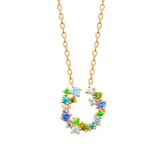 18k vergulde Brest-ketting