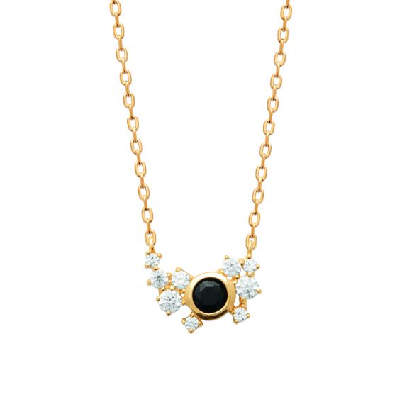 Collier Bologne plaqué or 18k