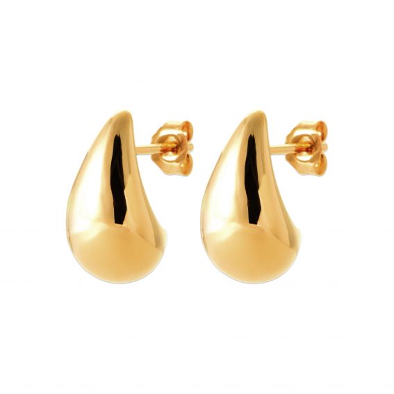 Bijou argent/plaqué or Palermo small earring 18 carat gold plated