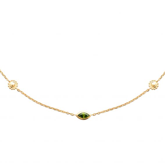 Collier Raguse plaqué or 18k