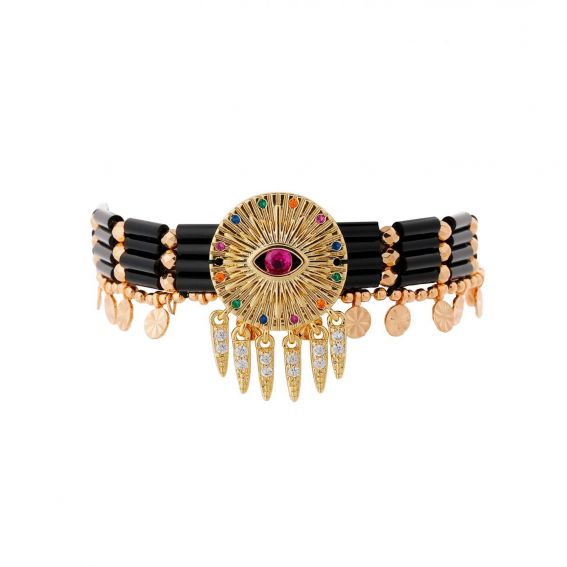 Hipanema Black Mystery Bracelet