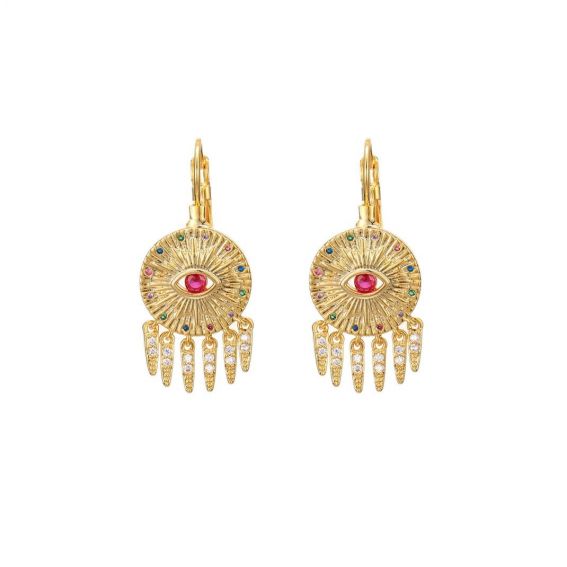 Hipanema Ubu gold earrings