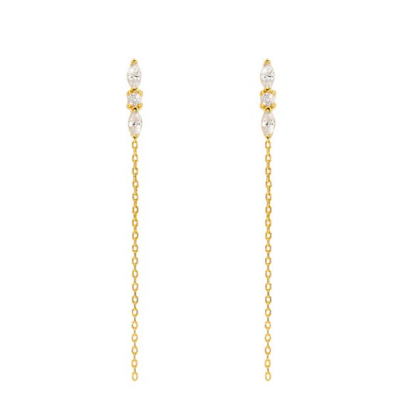 Mya Bay copy of HIGH FEMINITY gold earring