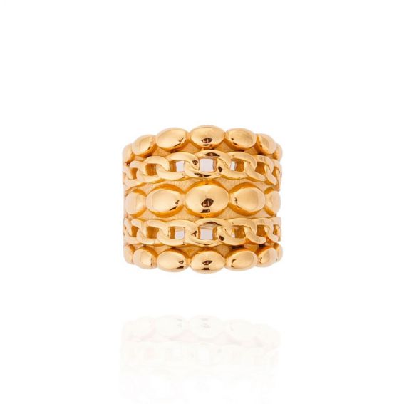 Hipanema Hellenis gold ring