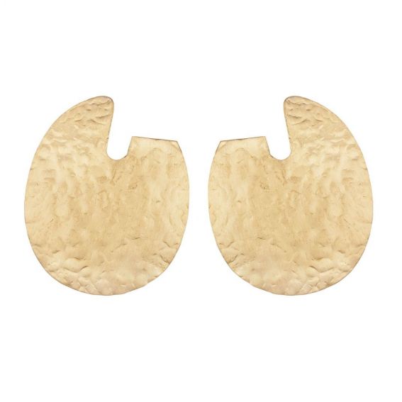 Hipanema Boucles d oreilles Hipanema Nikau doré