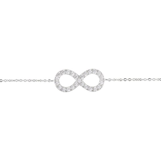 Women's silver infinity...