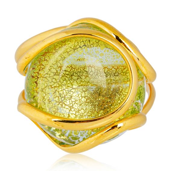 Andrea Marazzini Marazzini​ Medium Nautilus Peridot Ring