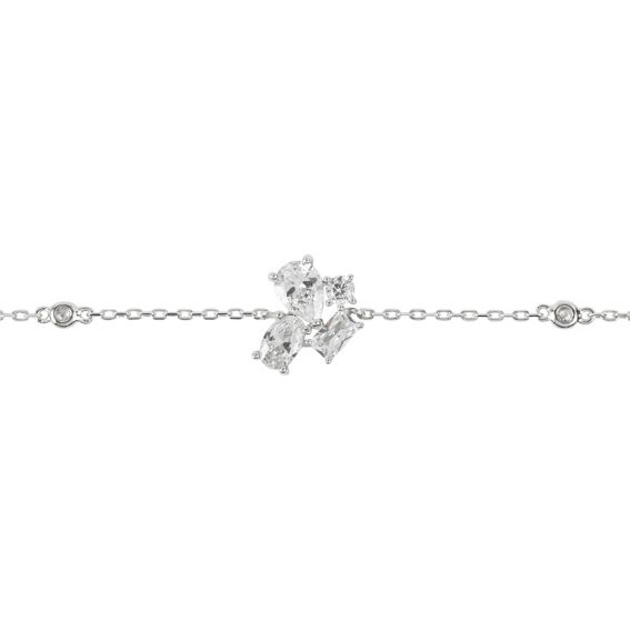 Bijou argent/plaqué or Bracelet en argent femme​ multi-pierres