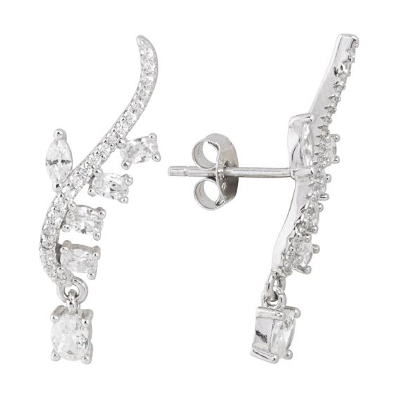 Bijou argent/plaqué or Elegant women's earrings