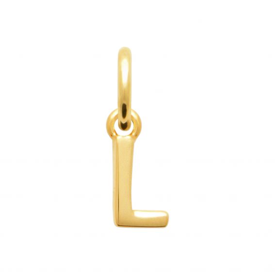 Bijou argent/plaqué or Letter L-hanger