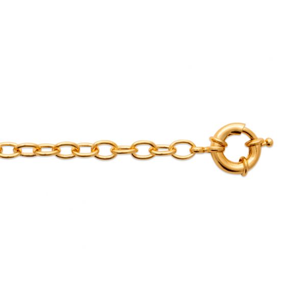 Bijou argent/plaqué or 18K gold plated bracelet