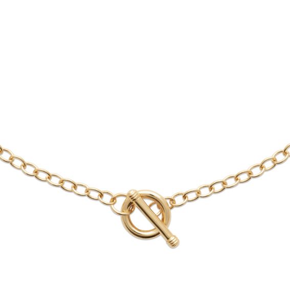 Bijou argent/plaqué or Women's gold necklace chain